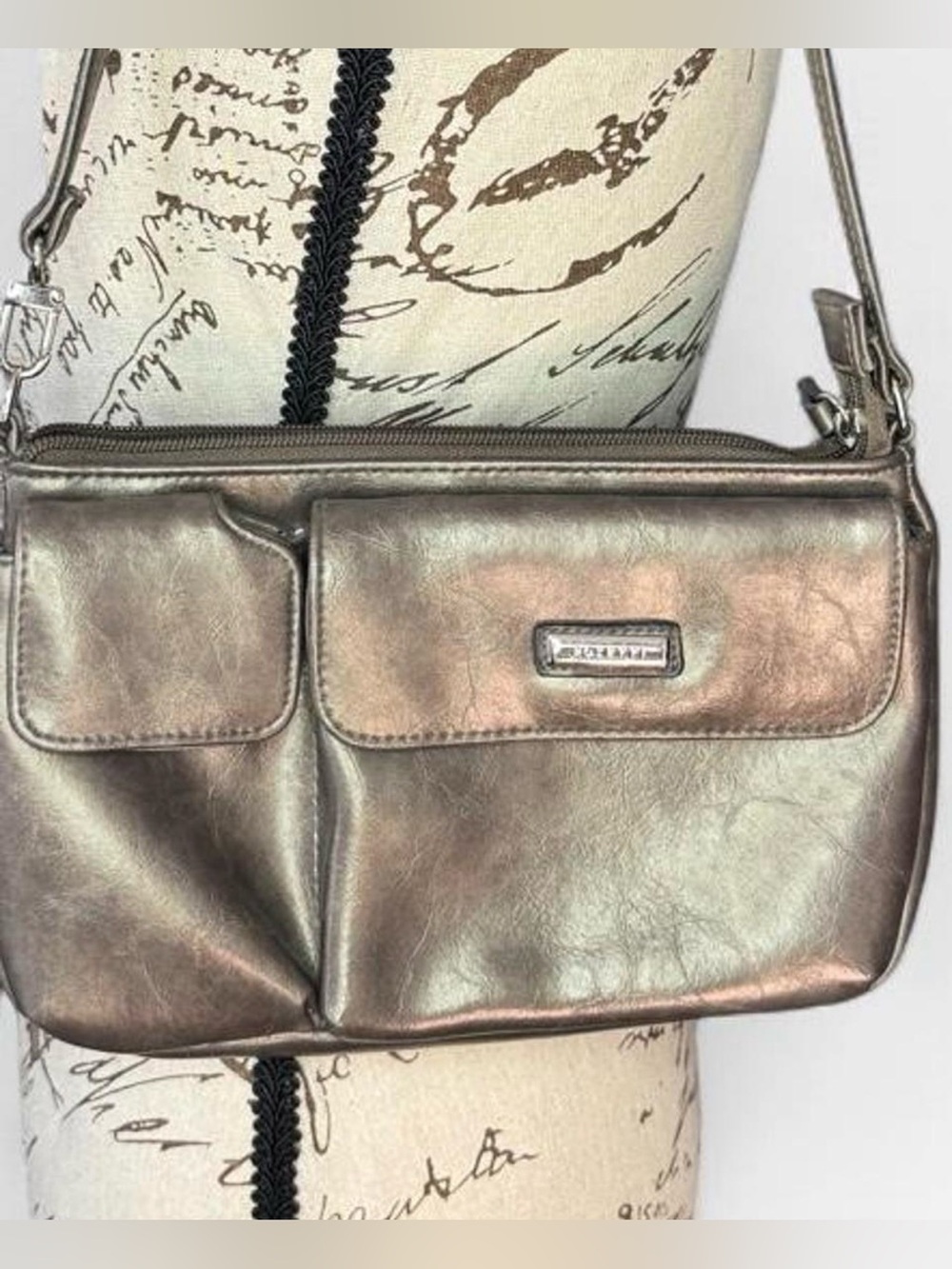 Rosetti Metallic Bronze Shoulder Bag
